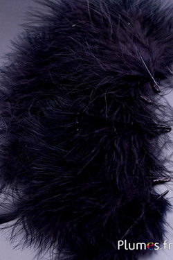 Dinde marabout - 8-12 cm - noir